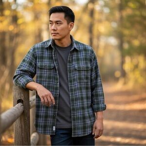 CARHARTT The Hubbard Plaid Shirt Shacket